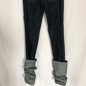 Jean Paul Gaultier Straight Leg Jeans Deep Cuffs